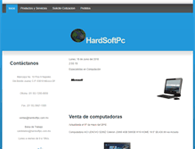 Tablet Screenshot of hardsoftpc.com.mx